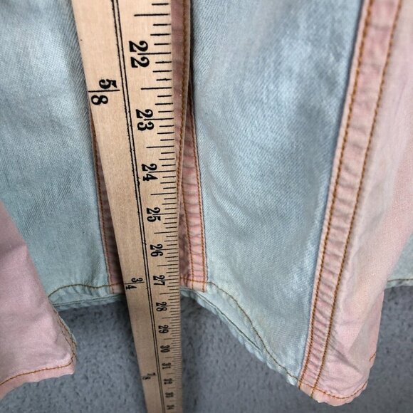 Vintage 80's Absolutely‎ No! Jeans Authentic Womens Collard Shirt Size Large - Picture 6 of 7